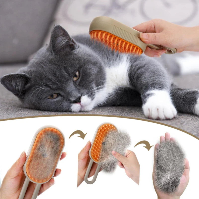 Petopia® 3-in-1 Steam Pet Brush